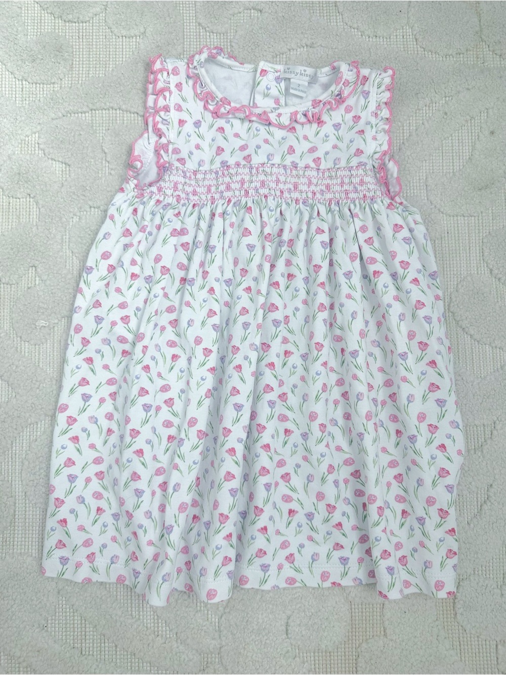 Kissy Kissy floral dress 2T VGUC